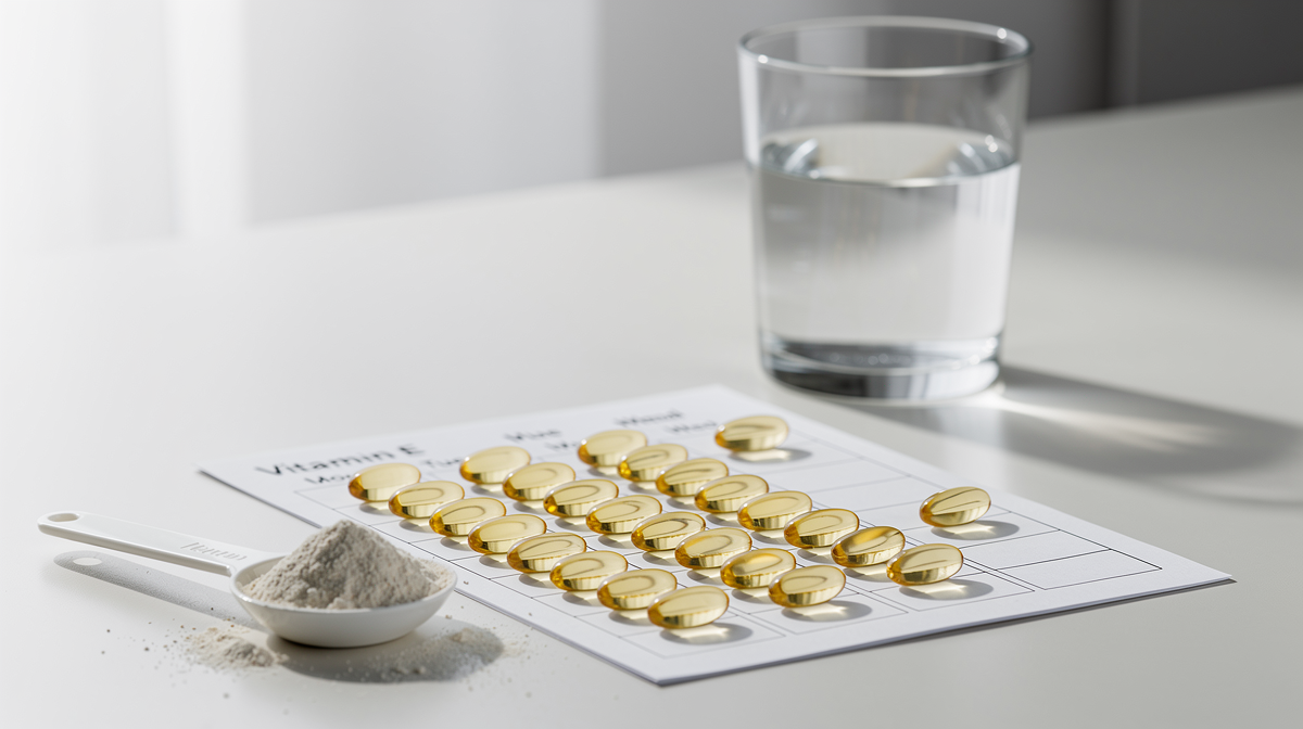 Tocopherylacetat: Fördelar, biverkningar och dosering