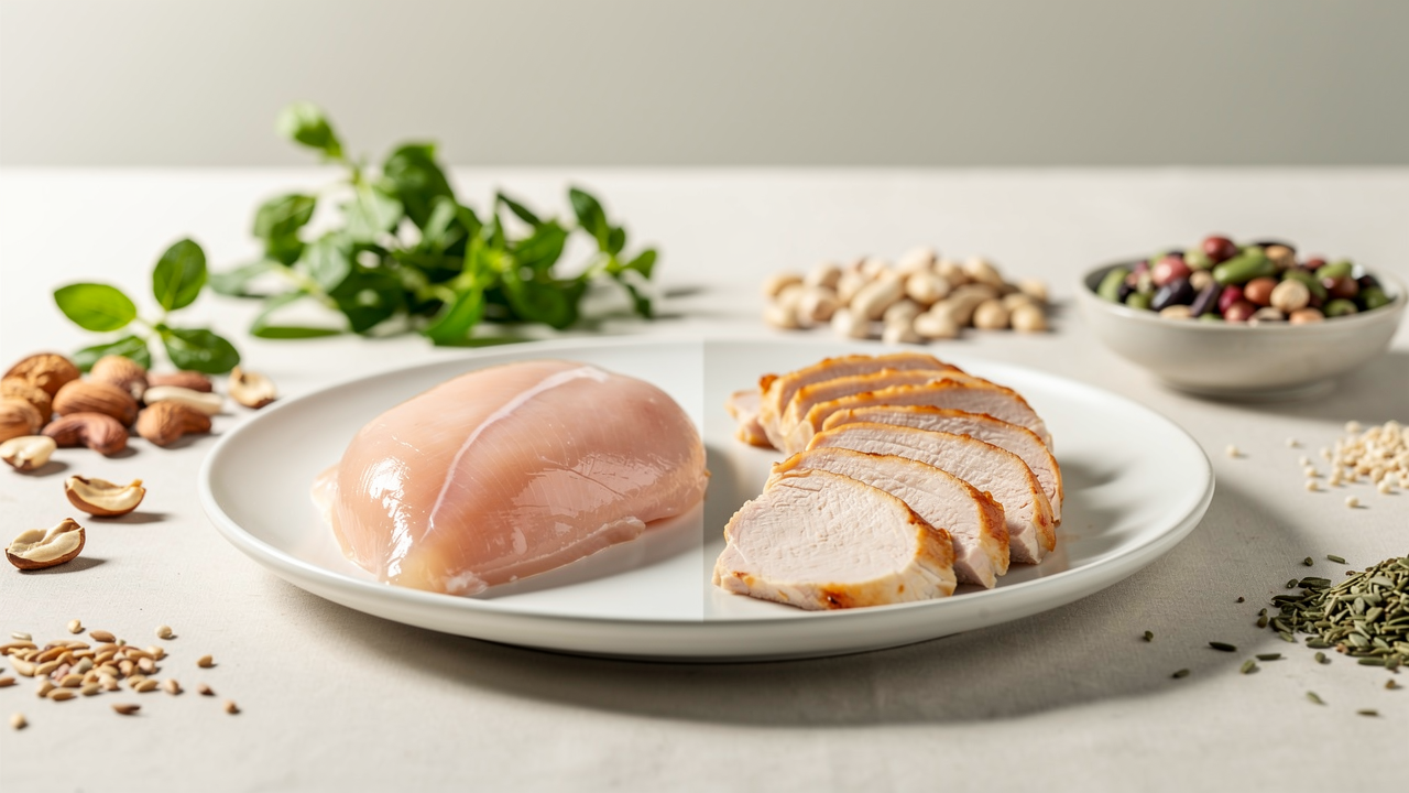Hur påverkar tillagning och hantering proteininnehållet?