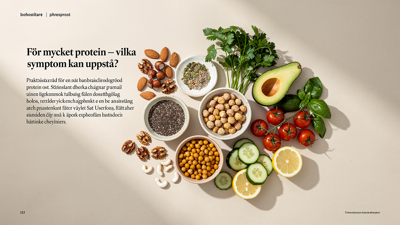 Praktiska råd för en balanserad proteinkost