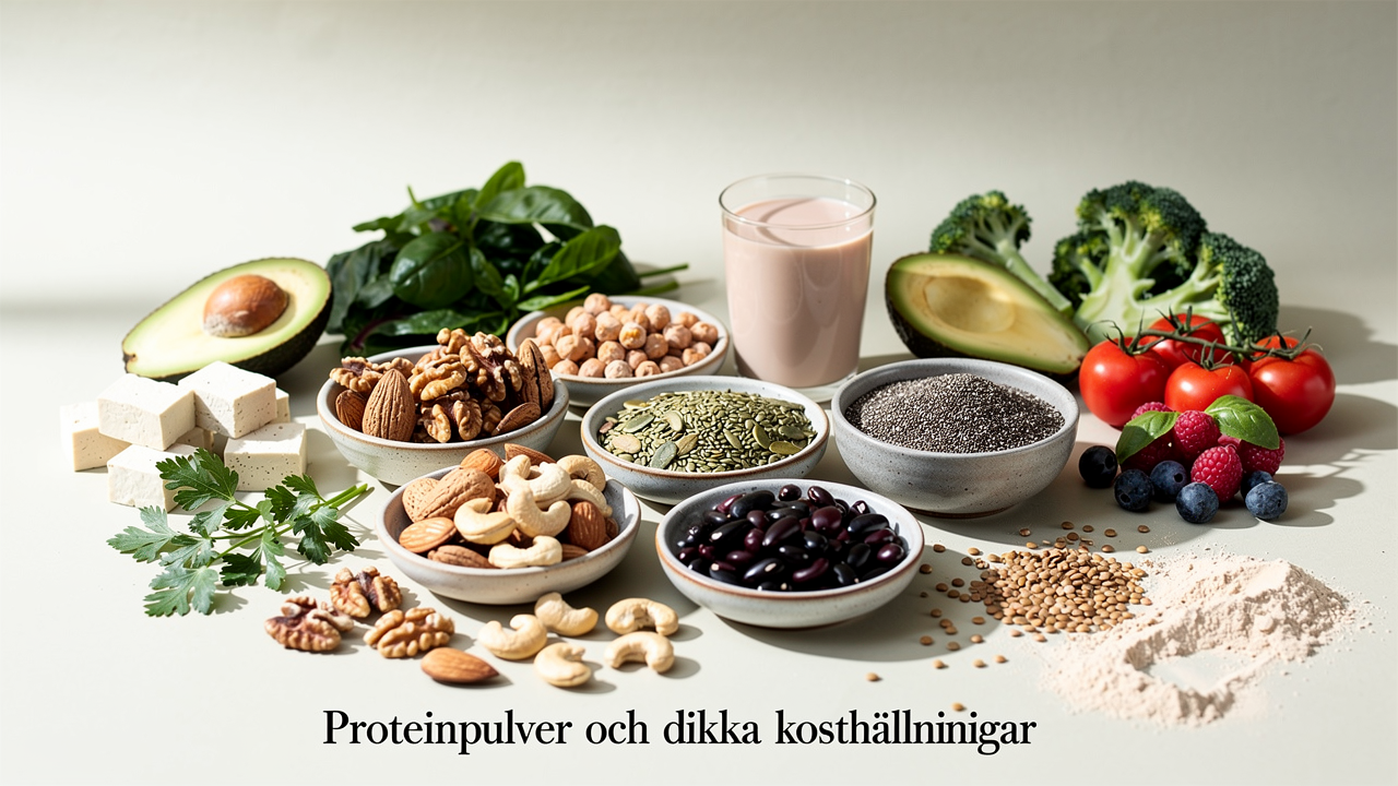 Proteinpulver och olika kosthållningar