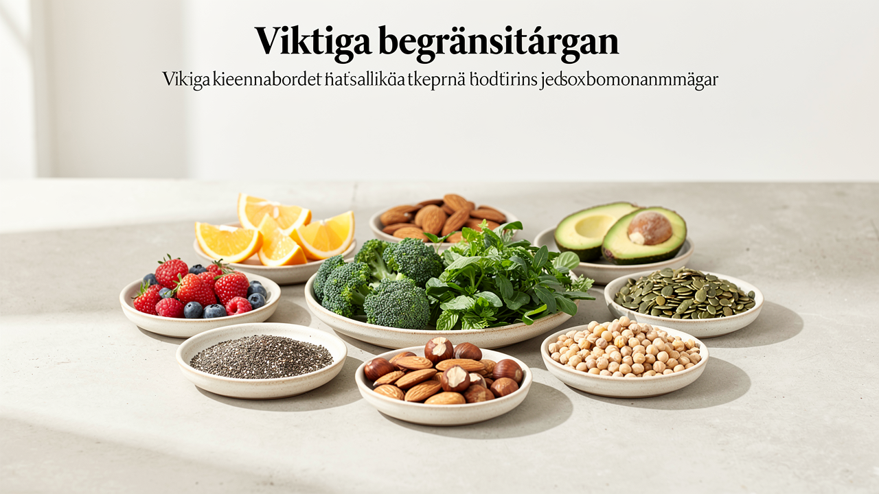 Viktiga begränsningar