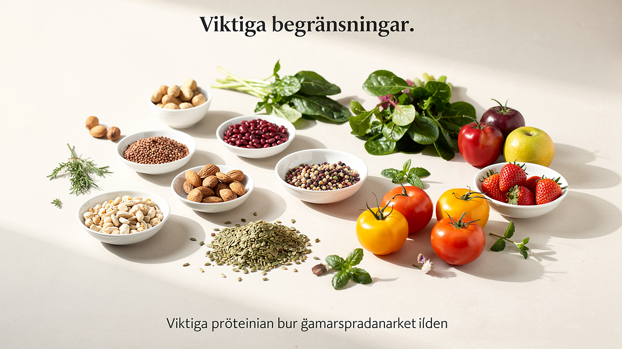 Viktiga begränsningar