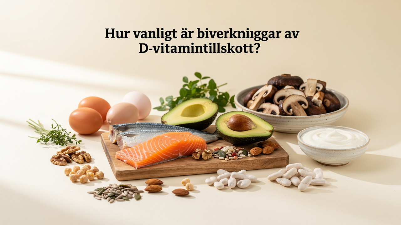 Hur vanligt är biverkningar av D-vitamintillskott?
