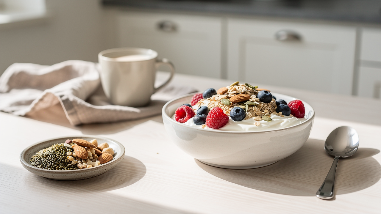 Hur bygger du en proteinrik vegetarisk frukost?