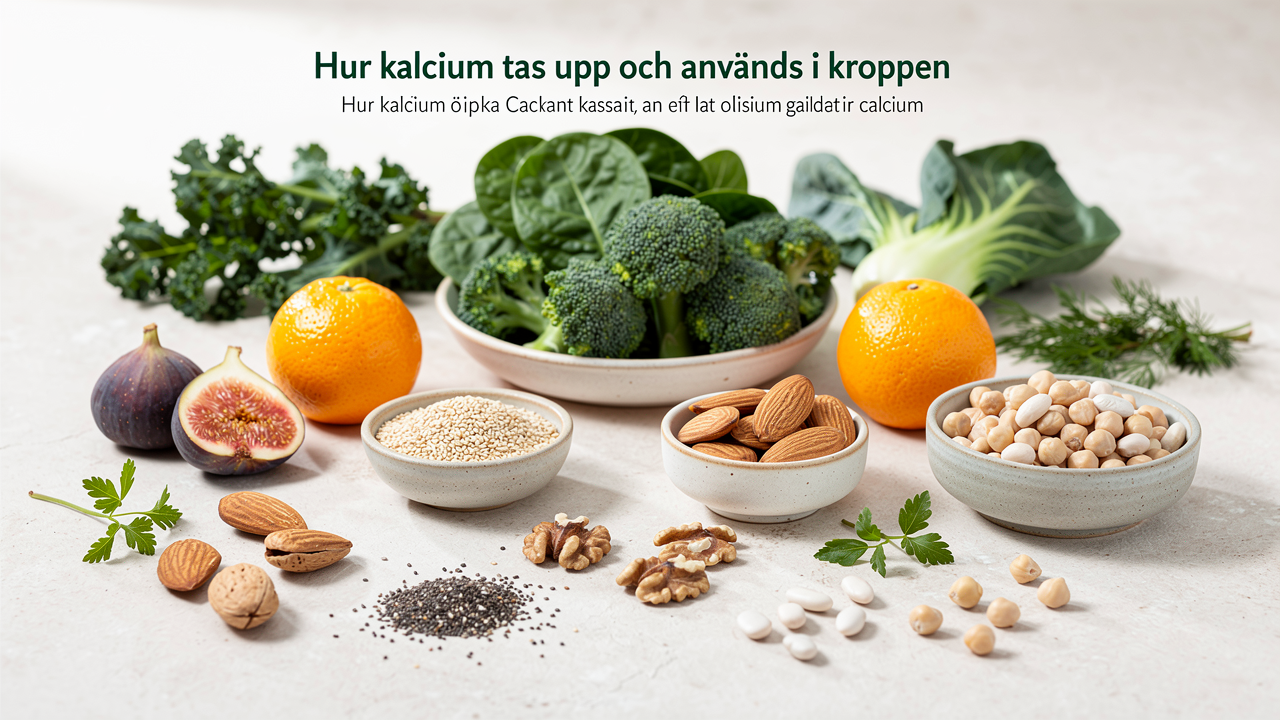 Hur kalcium tas upp och används i kroppen