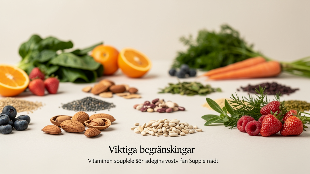 Viktiga begränsningar