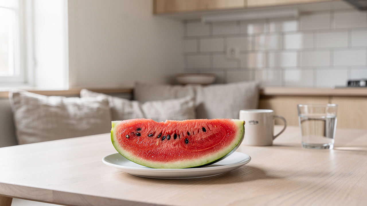 Hvordan bidrager vandmelon til væskeindtaget?