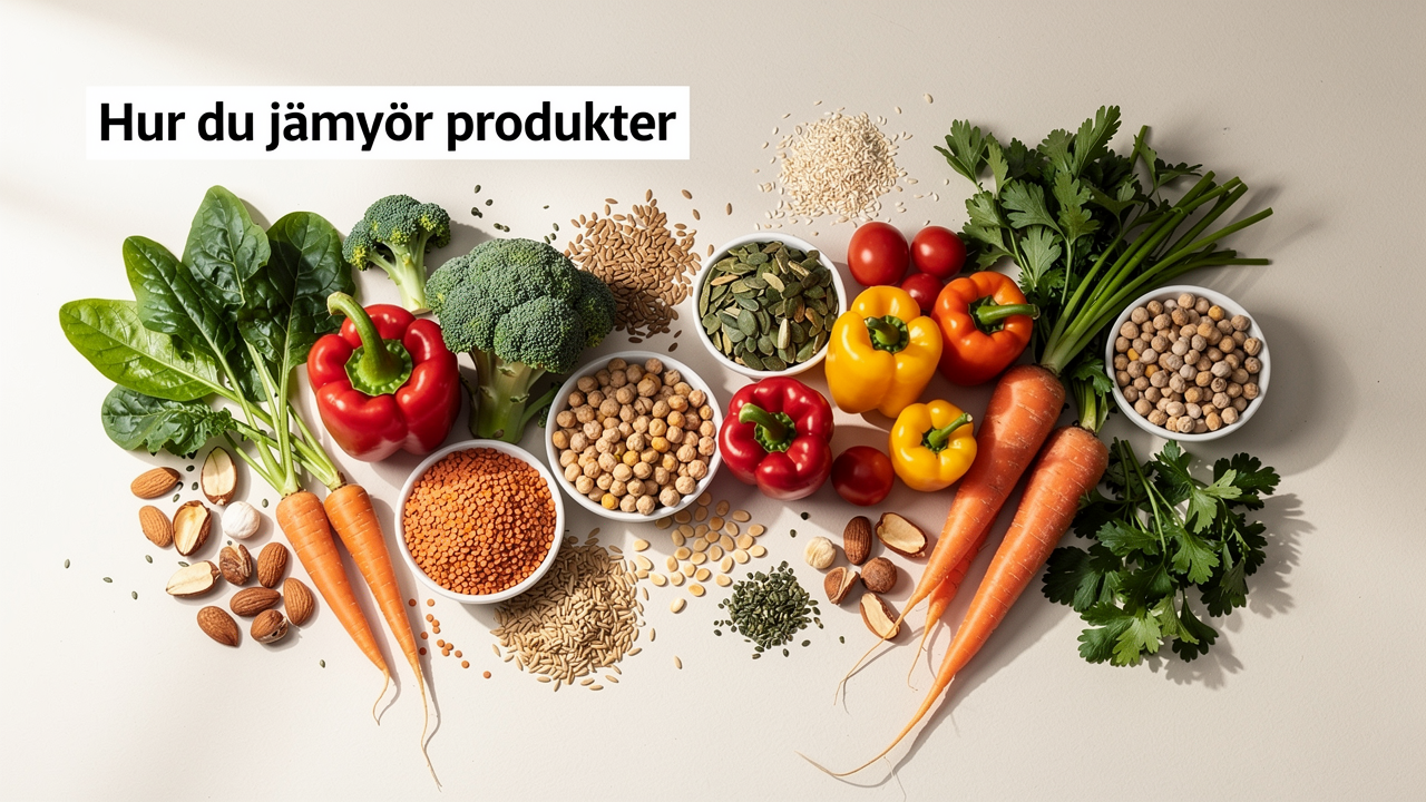 Hur du jämför produkter