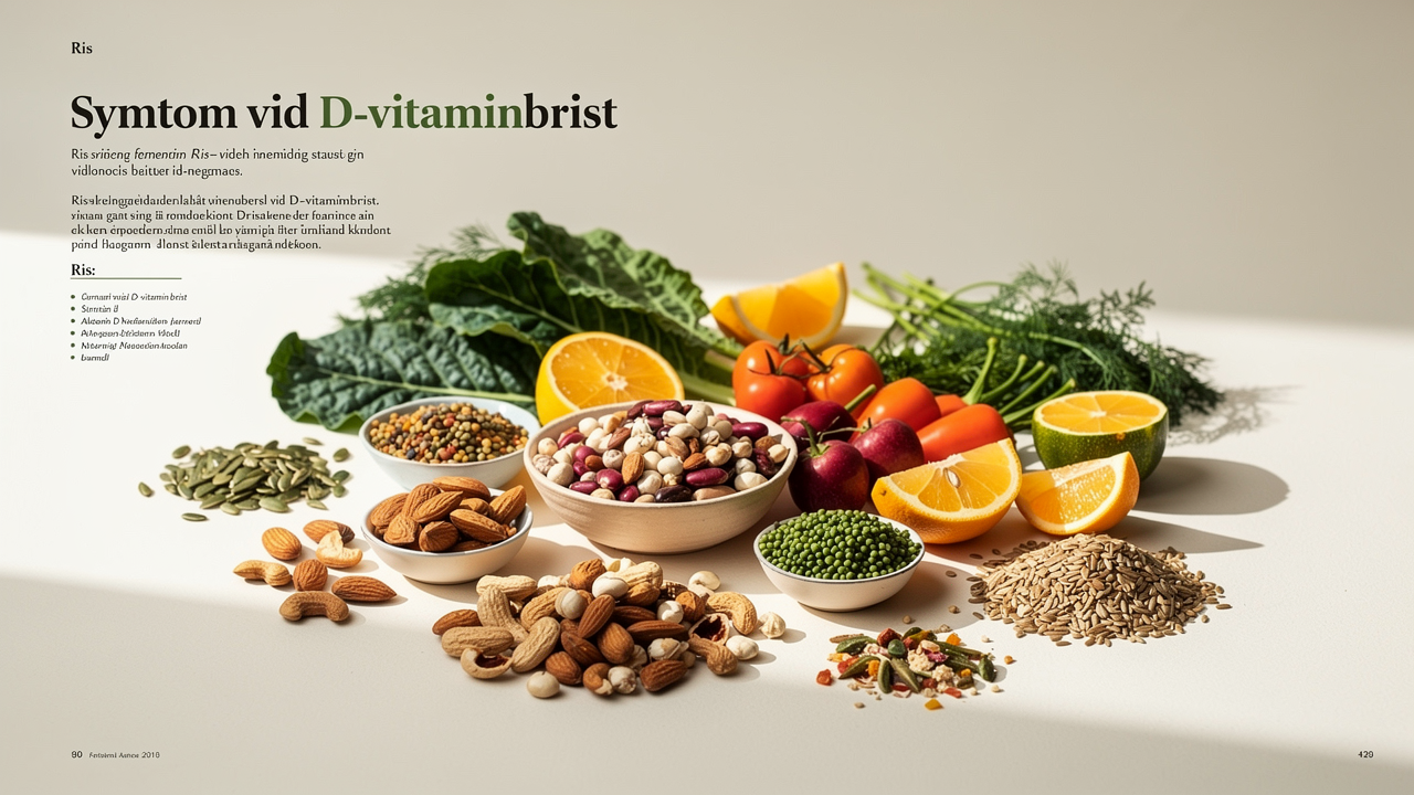 Symtom vid D-vitaminbrist