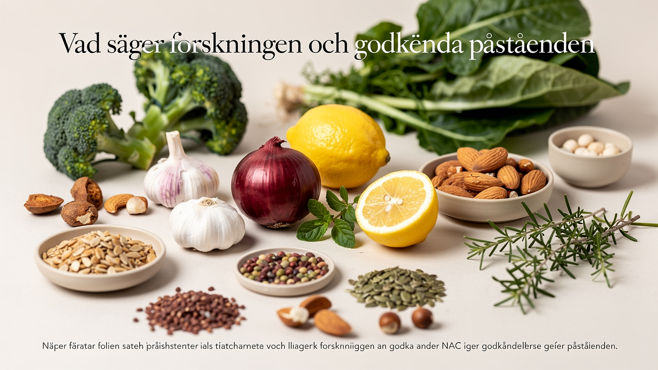 Vad säger forskningen och godkända påståenden