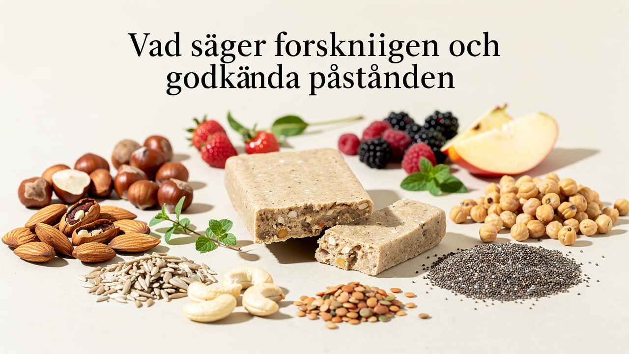 Vad säger forskningen och godkända påståenden