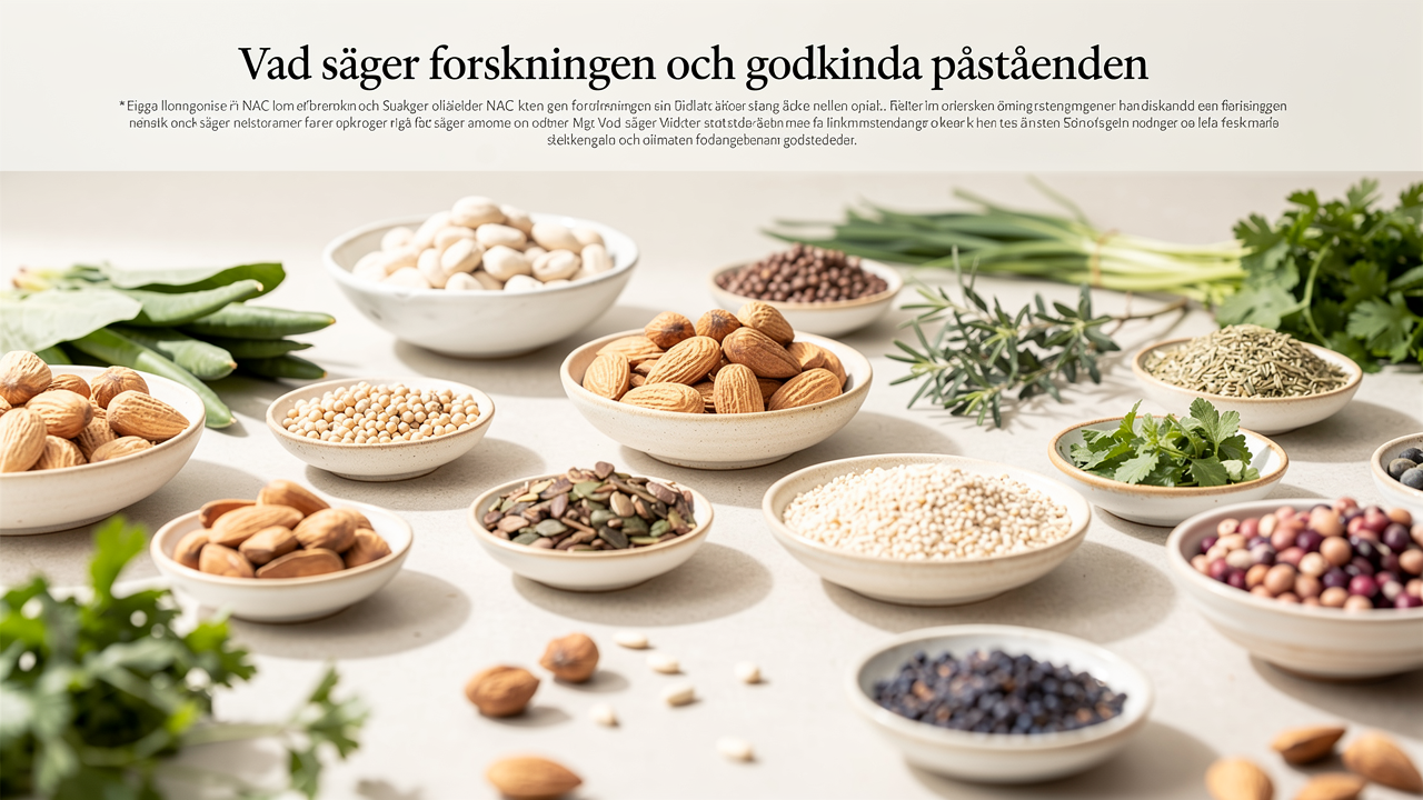 Vad säger forskningen och godkända påståenden