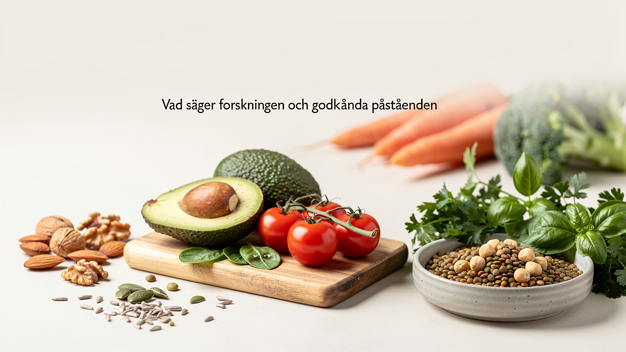 Vad säger forskningen och godkända påståenden