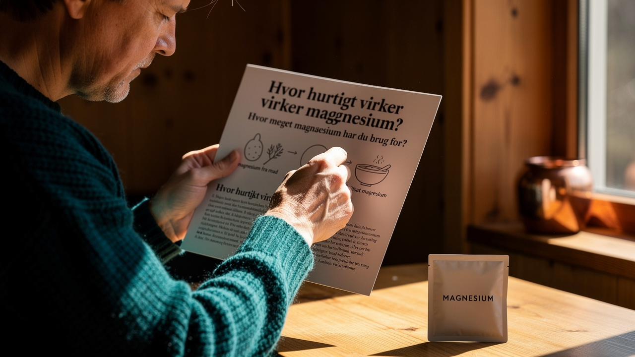 Hvor meget magnesium har du brug for?