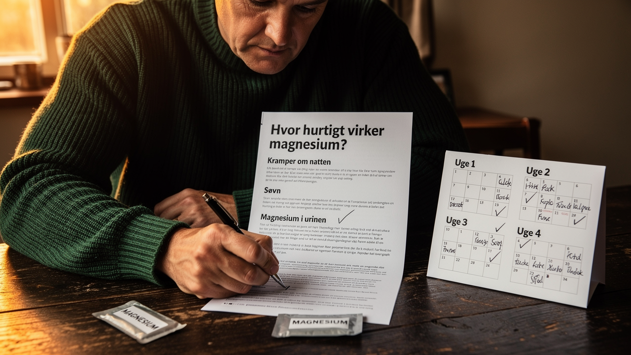 Virker magnesium mod kramper, søvn og træning?