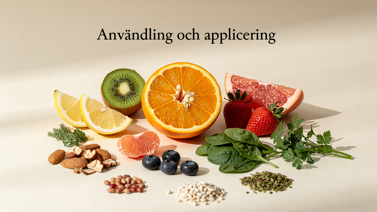 Användning och applicering